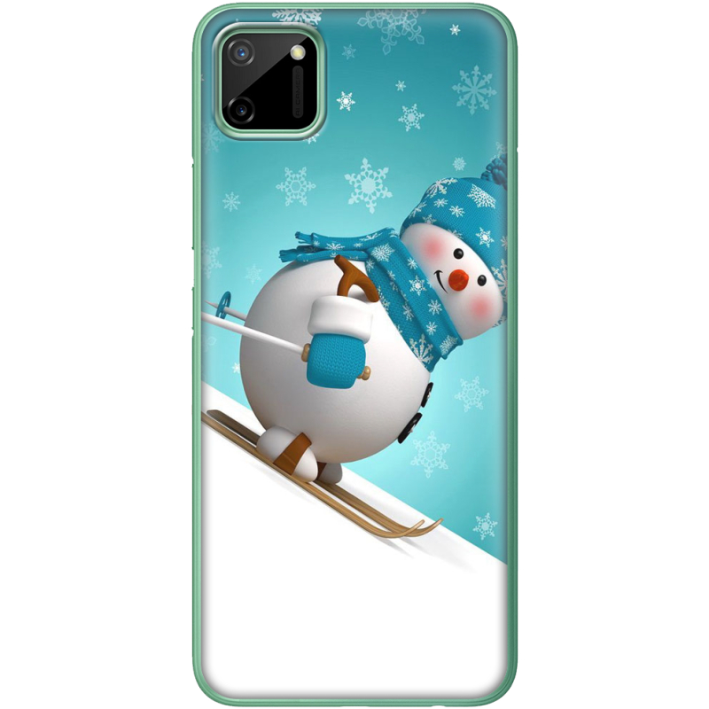 Чехол BoxFace Realme C11 Skier Snowman