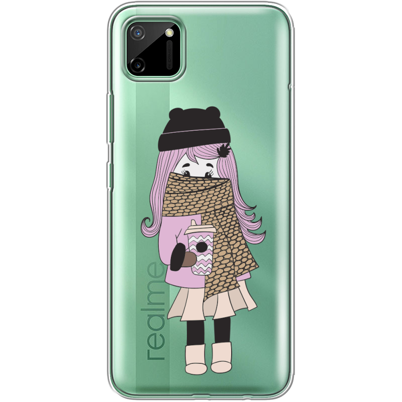 Прозрачный чехол BoxFace Realme C11 Winter Morning Girl