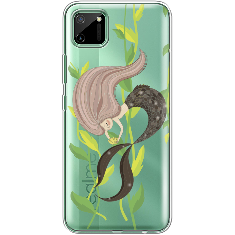 Прозрачный чехол BoxFace Realme C11 Cute Mermaid