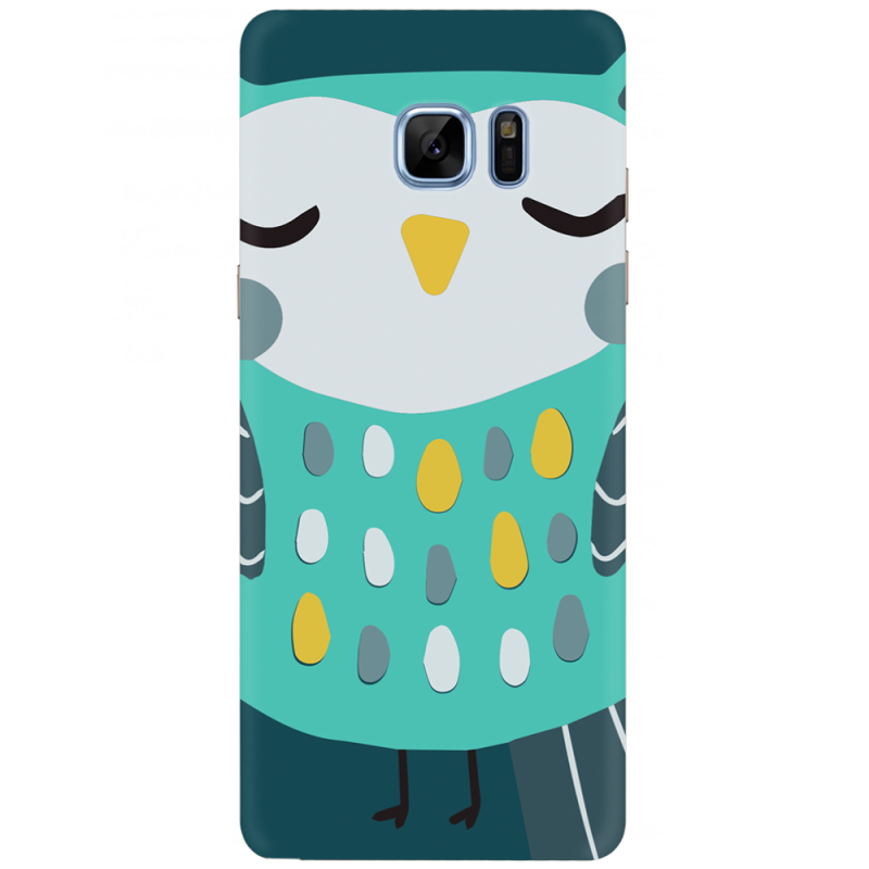 Чехол Uprint Samsung N930F Galaxy Note 7 Green Owl