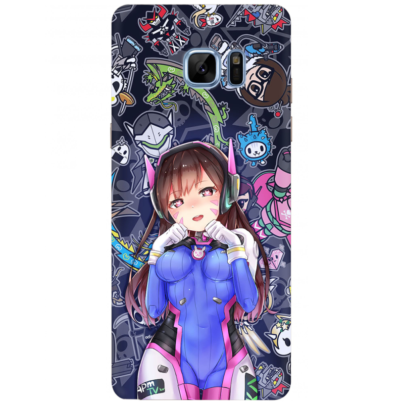 Чехол Uprint Samsung N930F Galaxy Note 7 Overwatch D.VA