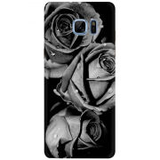 Чехол Uprint Samsung N930F Galaxy Note 7 Black and White Roses