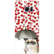 Чехол Uprint Samsung N930F Galaxy Note 7 Raining Hearts