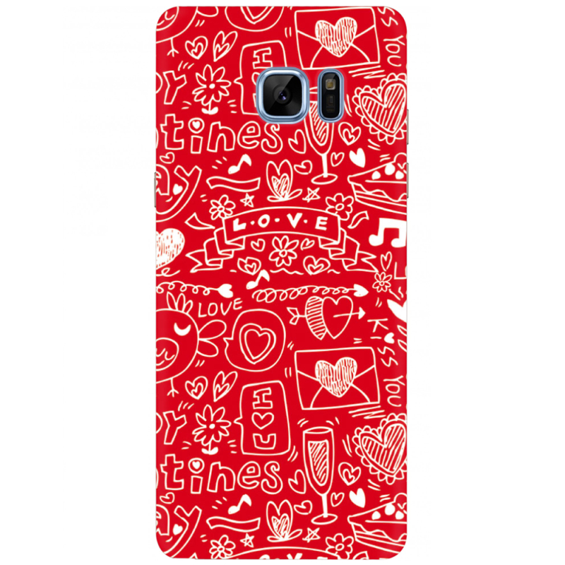 Чехол Uprint Samsung N930F Galaxy Note 7 Happy Valentines