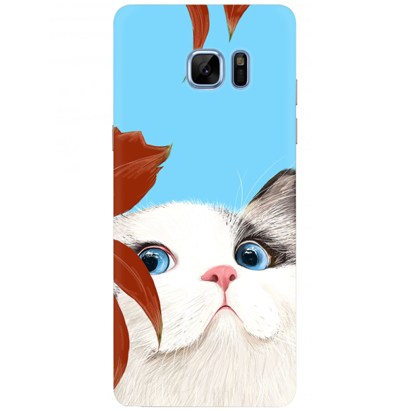 Чехол Uprint Samsung N930F Galaxy Note 7 Wondering Cat