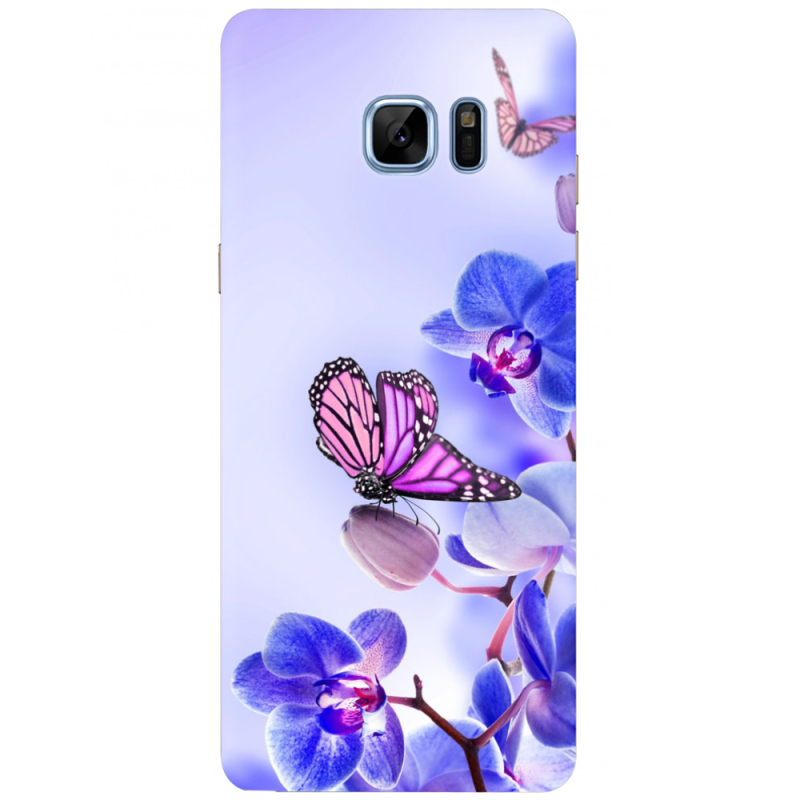 Чехол Uprint Samsung N930F Galaxy Note 7 Orchids and Butterflies