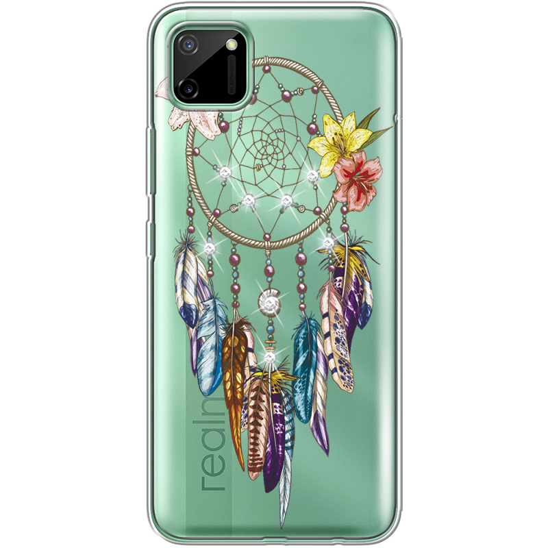 Чехол со стразами Realme C11 Dreamcatcher