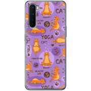 Чехол BoxFace OnePlus Nord Yoga Cat
