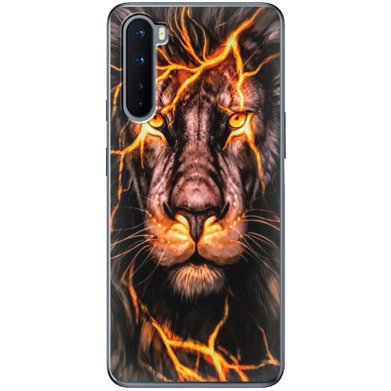 Чехол BoxFace OnePlus Nord Fire Lion