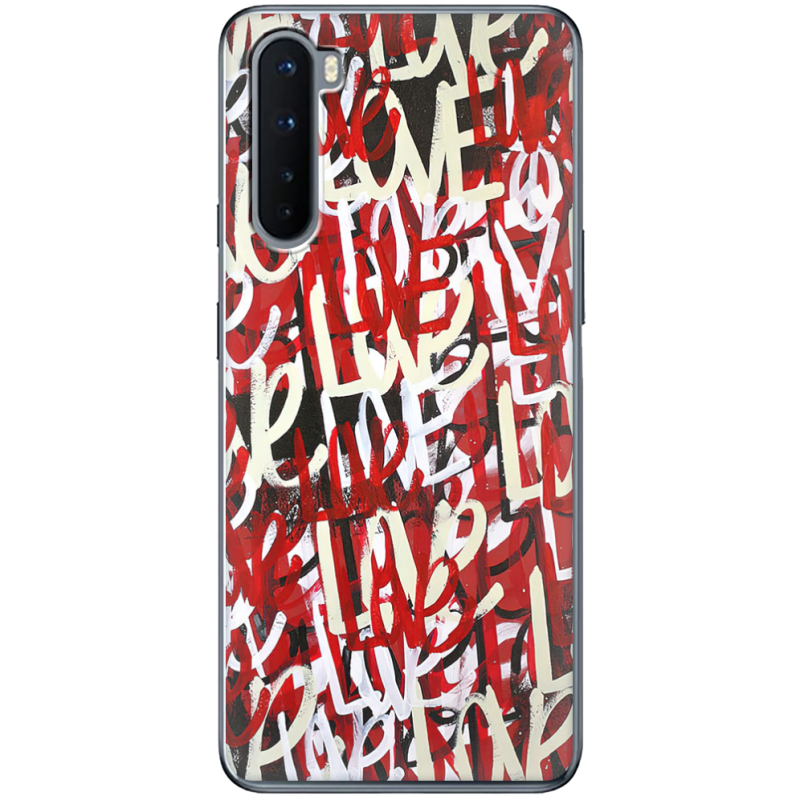 Чехол BoxFace OnePlus Nord Love Graffiti