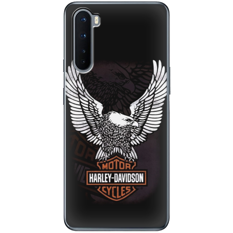 Чехол BoxFace OnePlus Nord Harley Davidson and eagle