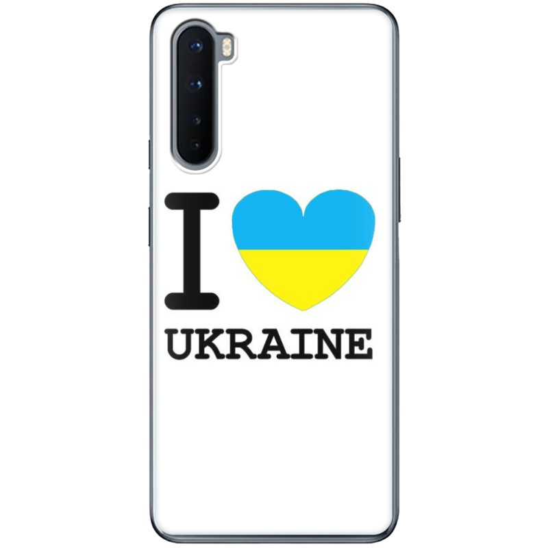 Чехол BoxFace OnePlus Nord I love Ukraine