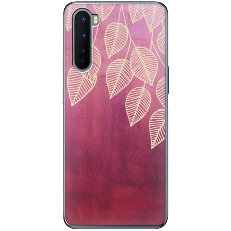 Чехол BoxFace OnePlus Nord Gold Leaves