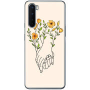 Чехол BoxFace OnePlus Nord Flower Hands