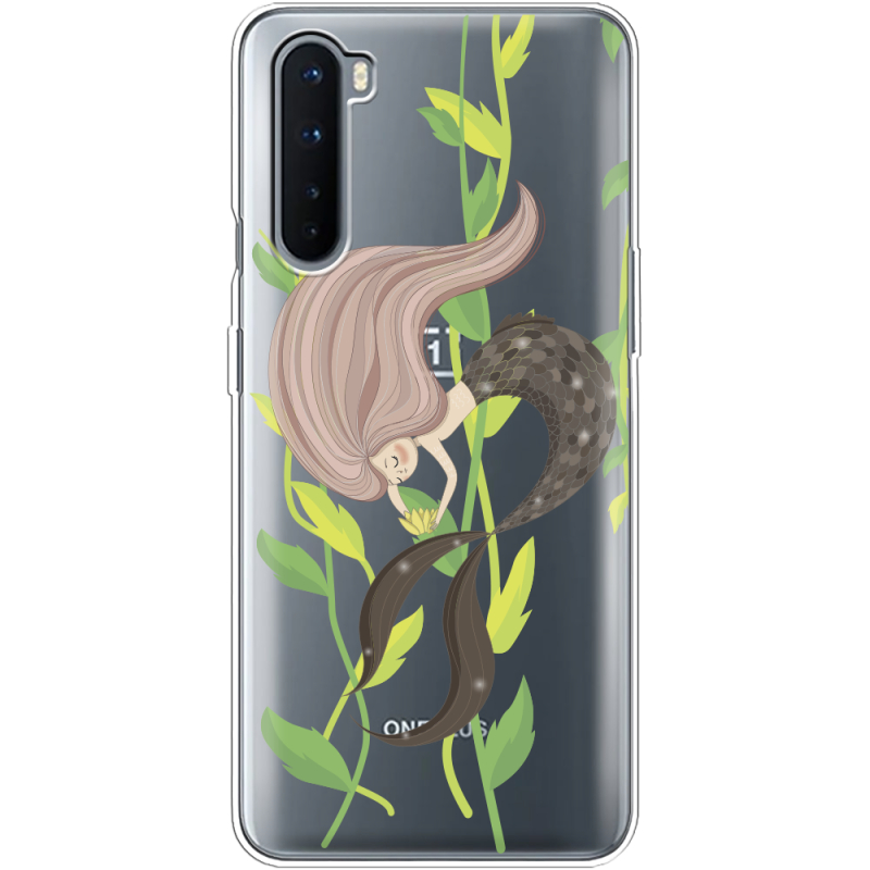 Прозрачный чехол BoxFace OnePlus Nord Cute Mermaid