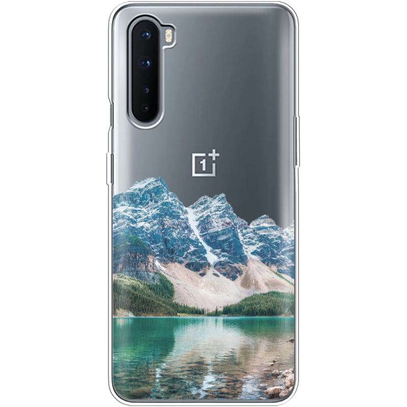 Прозрачный чехол BoxFace OnePlus Nord Blue Mountain