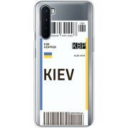 Прозрачный чехол BoxFace OnePlus Nord Ticket Kiev