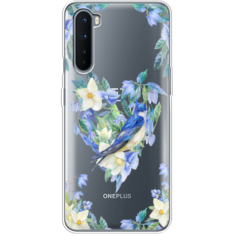 Прозрачный чехол BoxFace OnePlus Nord Spring Bird