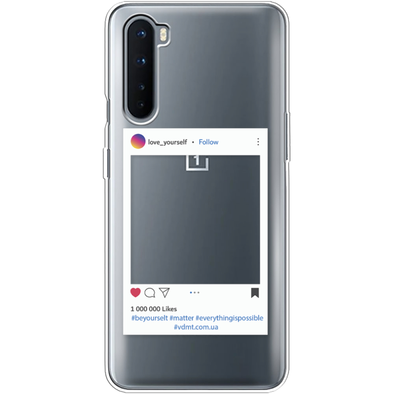 Прозрачный чехол BoxFace OnePlus Nord Insta