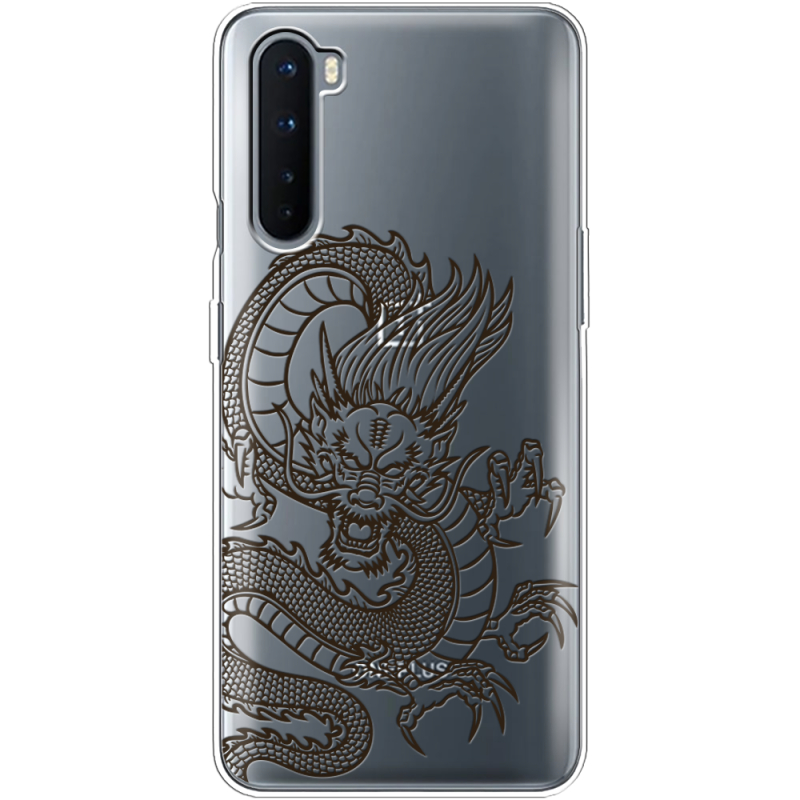 Прозрачный чехол BoxFace OnePlus Nord Chinese Dragon