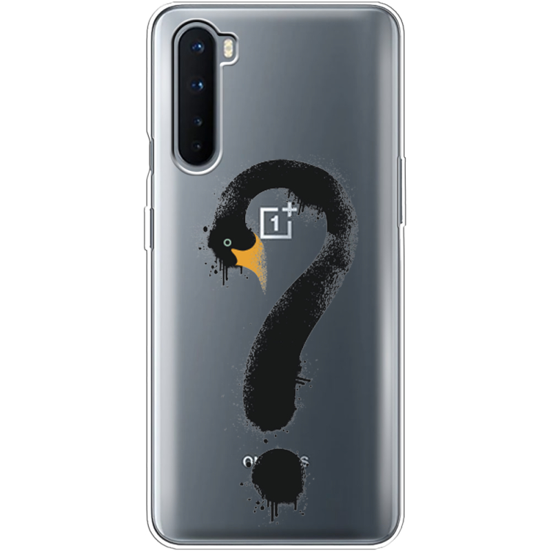 Прозрачный чехол BoxFace OnePlus Nord Swan question