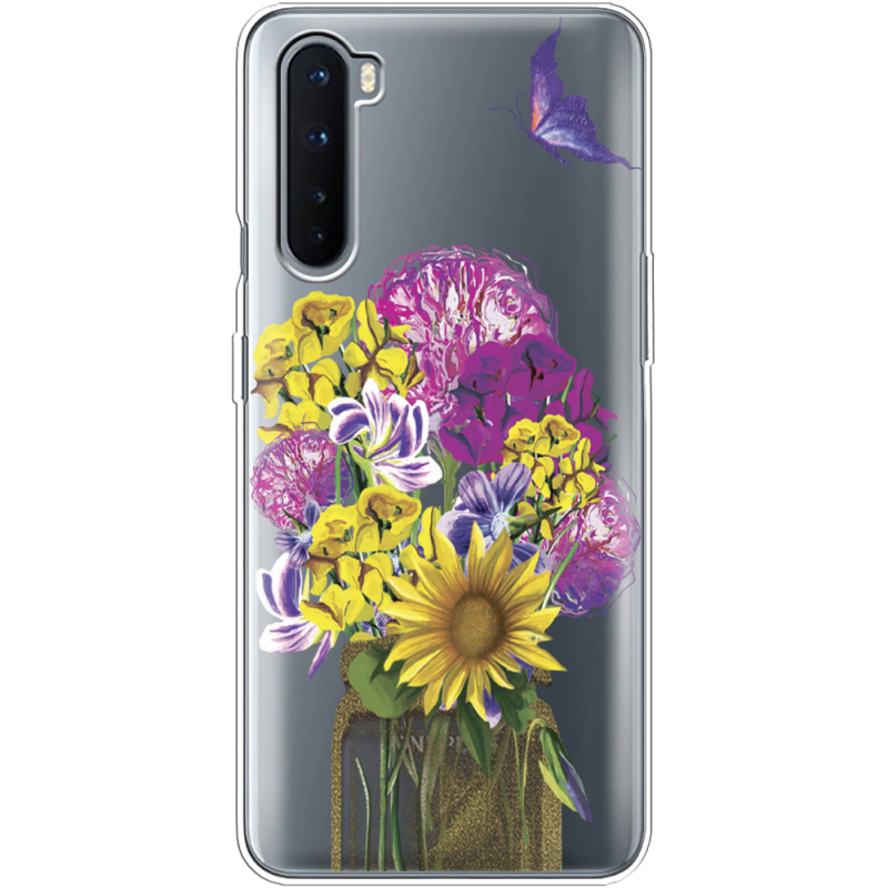 Прозрачный чехол BoxFace OnePlus Nord My Bouquet