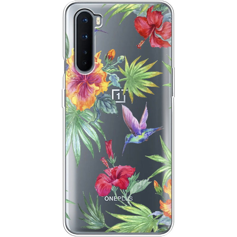 Прозрачный чехол BoxFace OnePlus Nord Tropical