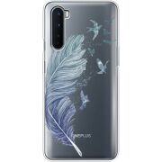 Прозрачный чехол BoxFace OnePlus Nord Feather