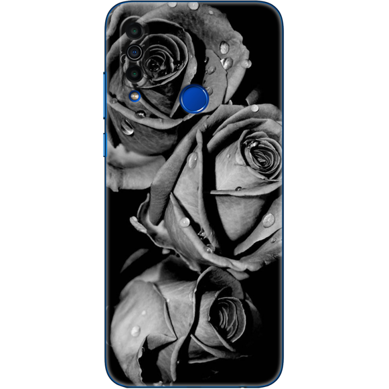 Чехол BoxFace Meizu M10 Black and White Roses