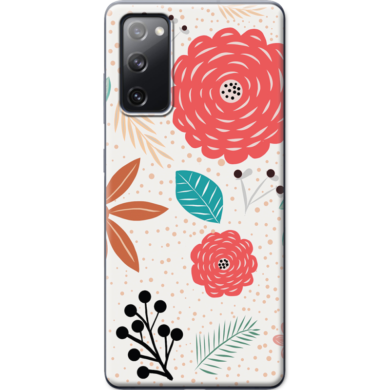 Чехол BoxFace Samsung G780 Galaxy S20 FE Line Flowers