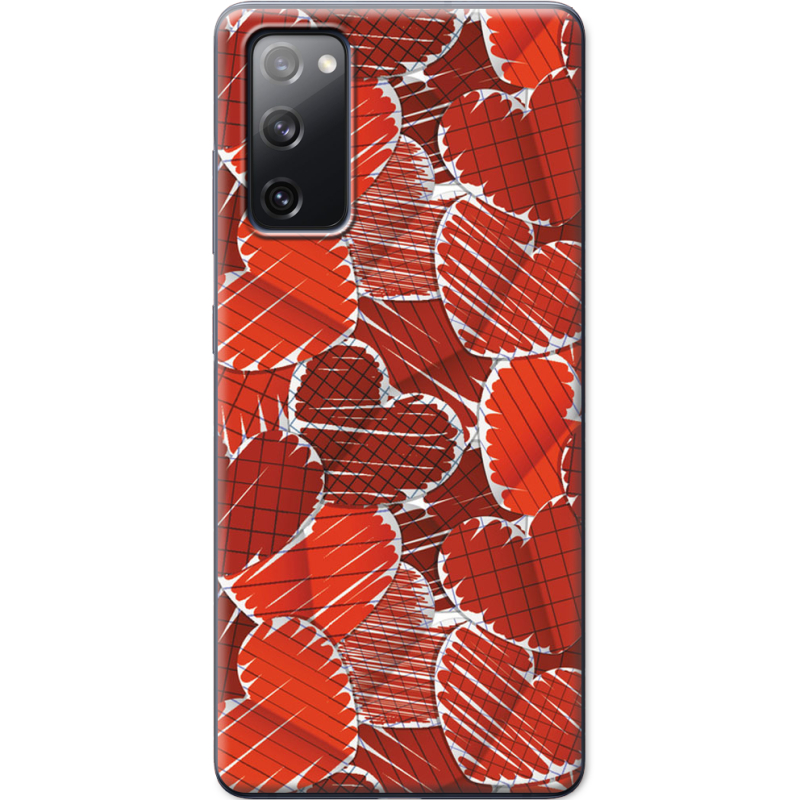 Чехол BoxFace Samsung G780 Galaxy S20 FE Heart Strings