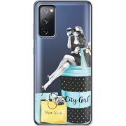 Прозрачный чехол BoxFace Samsung G780 Galaxy S20 FE City Girl