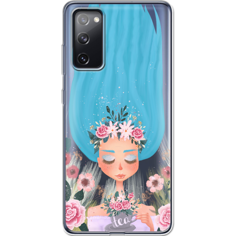 Прозрачный чехол BoxFace Samsung G780 Galaxy S20 FE Blue Hair