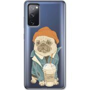 Прозрачный чехол BoxFace Samsung G780 Galaxy S20 FE Dog Coffeeman