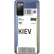 Прозрачный чехол BoxFace Samsung G780 Galaxy S20 FE Ticket Kiev