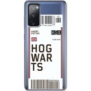 Прозрачный чехол BoxFace Samsung G780 Galaxy S20 FE Ticket Hogwarts