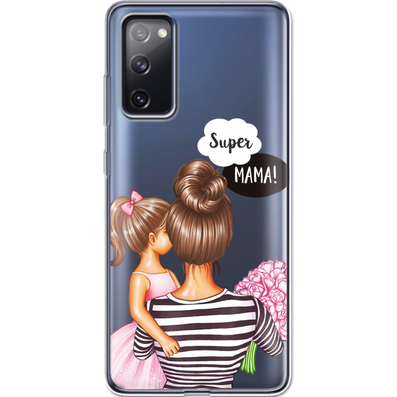 Прозрачный чехол BoxFace Samsung G780 Galaxy S20 FE Super Mama and Daughter