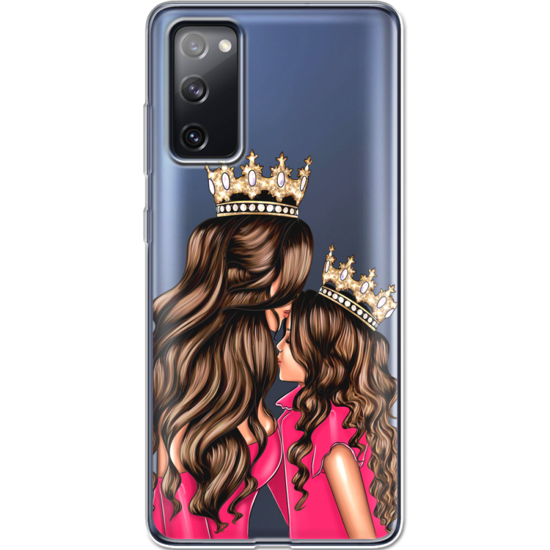 Прозрачный чехол BoxFace Samsung G780 Galaxy S20 FE Queen and Princess