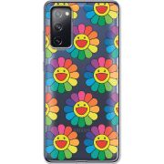 Прозрачный чехол BoxFace Samsung G780 Galaxy S20 FE Hippie Flowers