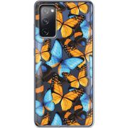 Прозрачный чехол BoxFace Samsung G780 Galaxy S20 FE Butterfly Morpho
