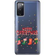 Прозрачный чехол BoxFace Samsung G780 Galaxy S20 FE Merry Christmas