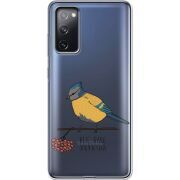 Прозрачный чехол BoxFace Samsung G780 Galaxy S20 FE Синиця і калина