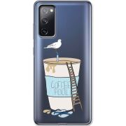 Прозрачный чехол BoxFace Samsung G780 Galaxy S20 FE Segull in Cofee Pool