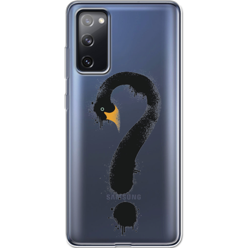 Прозрачный чехол BoxFace Samsung G780 Galaxy S20 FE Swan question