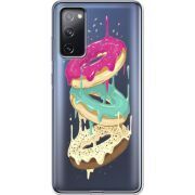 Прозрачный чехол BoxFace Samsung G780 Galaxy S20 FE Donuts