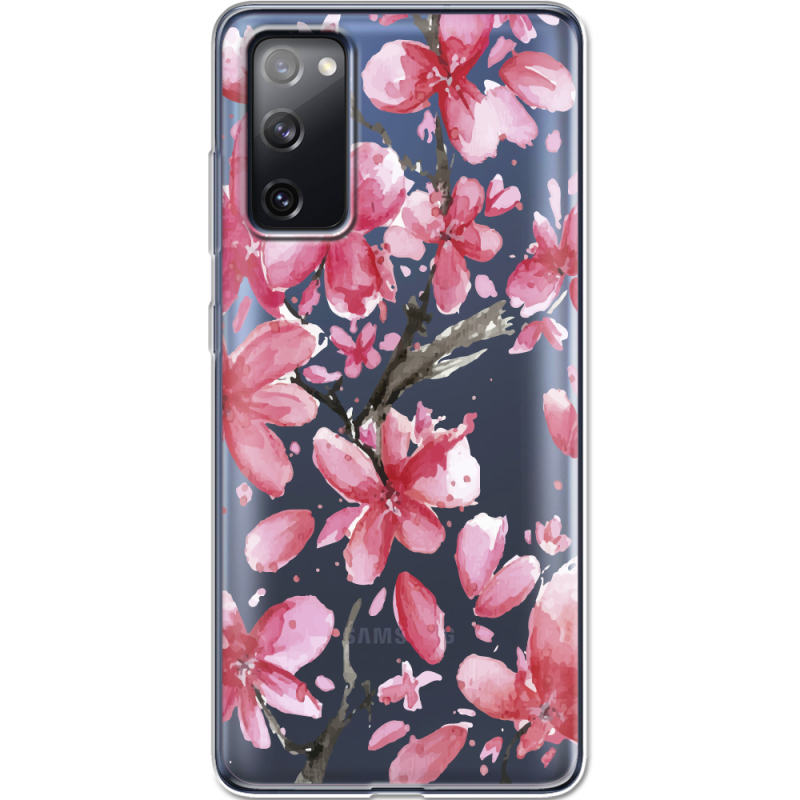 Прозрачный чехол BoxFace Samsung G780 Galaxy S20 FE Pink Magnolia