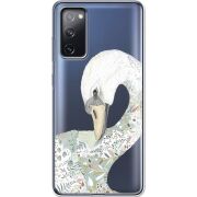 Прозрачный чехол BoxFace Samsung G780 Galaxy S20 FE Swan