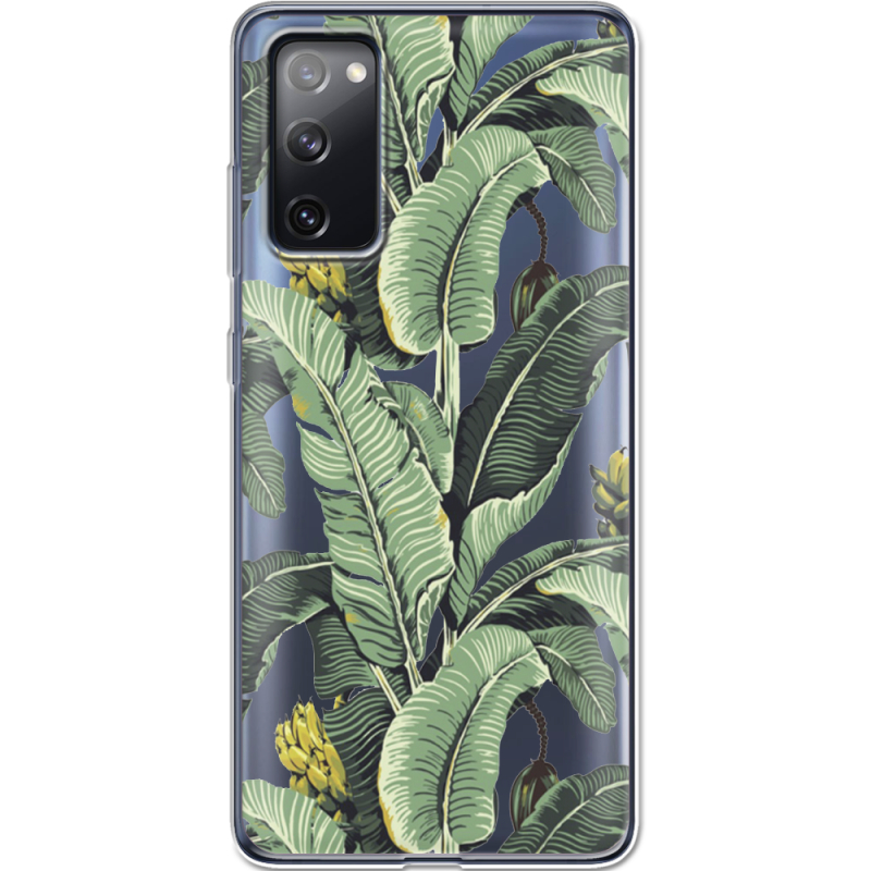 Прозрачный чехол BoxFace Samsung G780 Galaxy S20 FE Banana Leaves