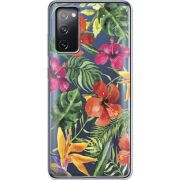 Прозрачный чехол BoxFace Samsung G780 Galaxy S20 FE Tropical Flowers