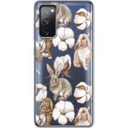 Прозрачный чехол BoxFace Samsung G780 Galaxy S20 FE Cotton and Rabbits